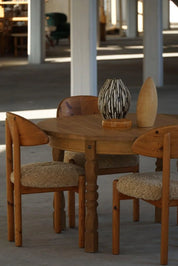 Danish_Modern,_Round_Dining_Table_in_Oak_with_3_Extensions,_Mid_Century,_1960s