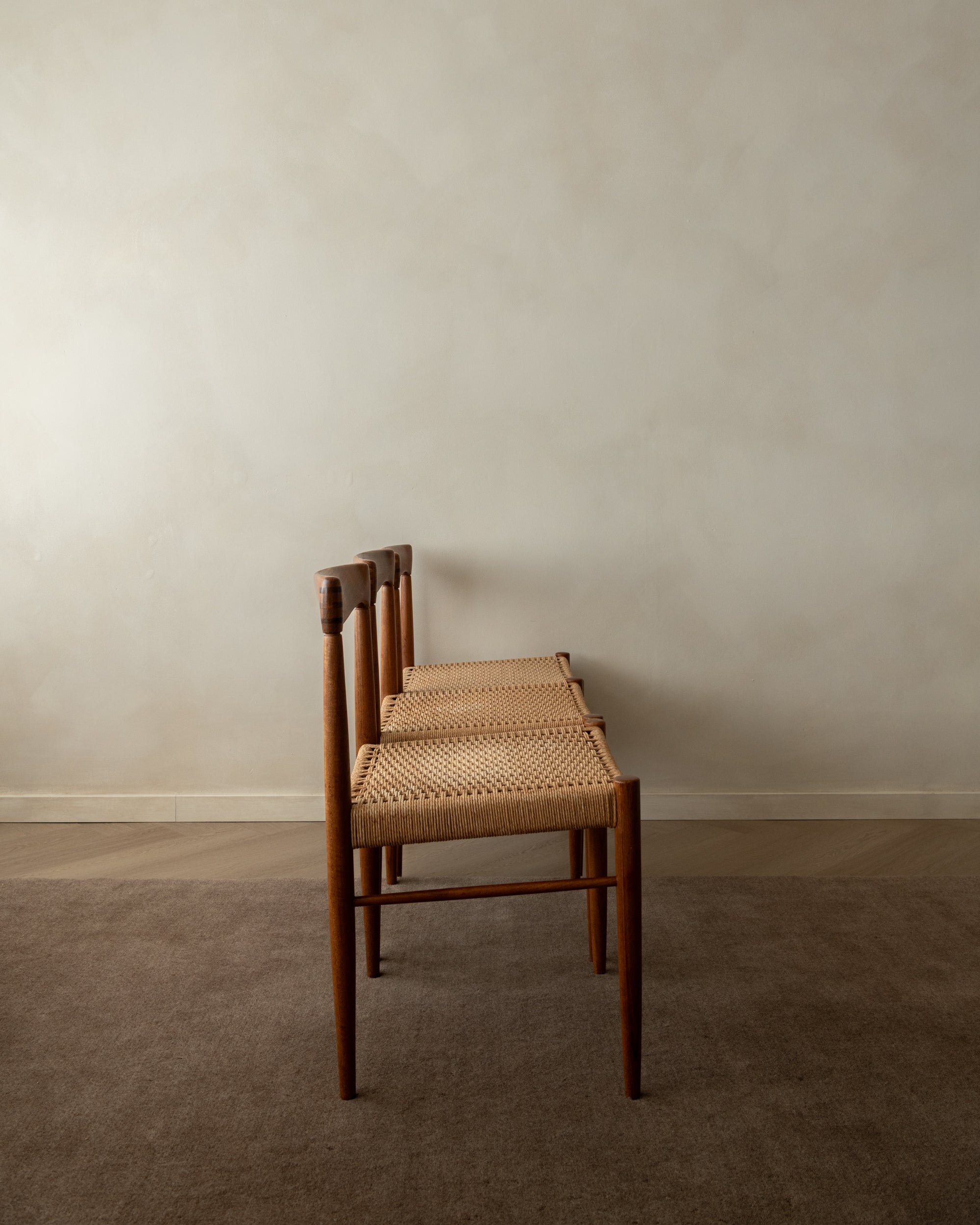 Set_of_3_Henry_Walter_Klein_Teak_Dining_Chairs_for_Bramin,_Denmark_1960s