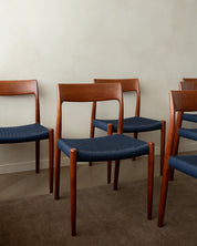 Set_of_6_Model_77_Teak_Dining_Chairs_by_Niels_Otto_Møller_for_J.L._Møllers_Møbelfabrik,_Blue_Woven_Cord,_Denmark,_1960s