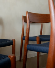 Set_of_6_Model_77_Teak_Dining_Chairs_by_Niels_Otto_Møller_for_J.L._Møllers_Møbelfabrik,_Blue_Woven_Cord,_Denmark,_1960s