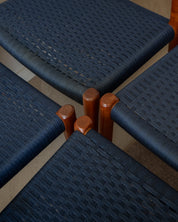 Set_of_6_Model_77_Teak_Dining_Chairs_by_Niels_Otto_Møller_for_J.L._Møllers_Møbelfabrik,_Blue_Woven_Cord,_Denmark,_1960s
