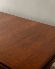 Attributed_Sven_Ellekaer_Extendable_Teak_Dining_Table,_Denmark,_1960s