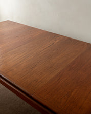 Attributed_Sven_Ellekaer_Extendable_Teak_Dining_Table,_Denmark,_1960s