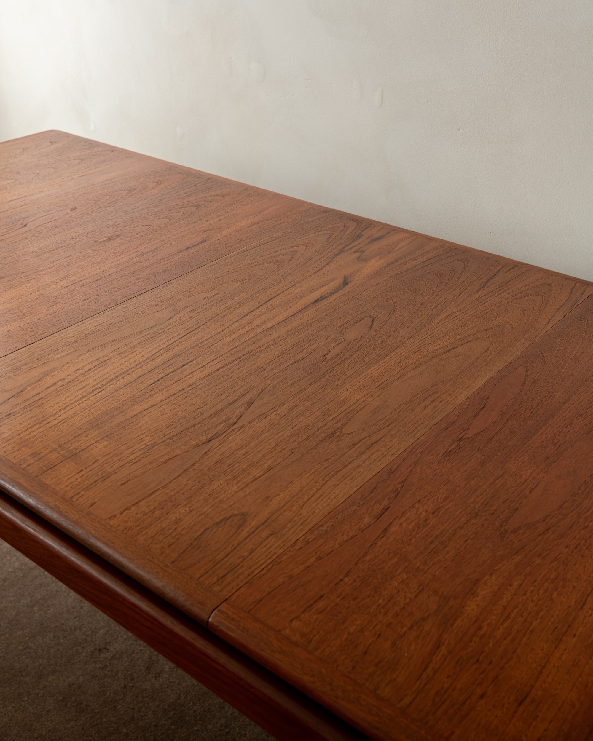 Attributed_Sven_Ellekaer_Extendable_Teak_Dining_Table,_Denmark,_1960s