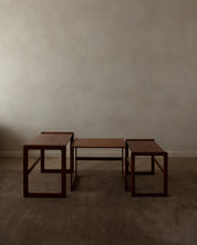 Arne_Hovmand-Olsen_Teak_Nesting_Tables_for_Mogens_Kold,_Denmark_1960s