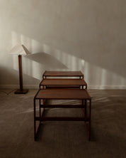 Arne_Hovmand-Olsen_Teak_Nesting_Tables_for_Mogens_Kold,_Denmark_1960s