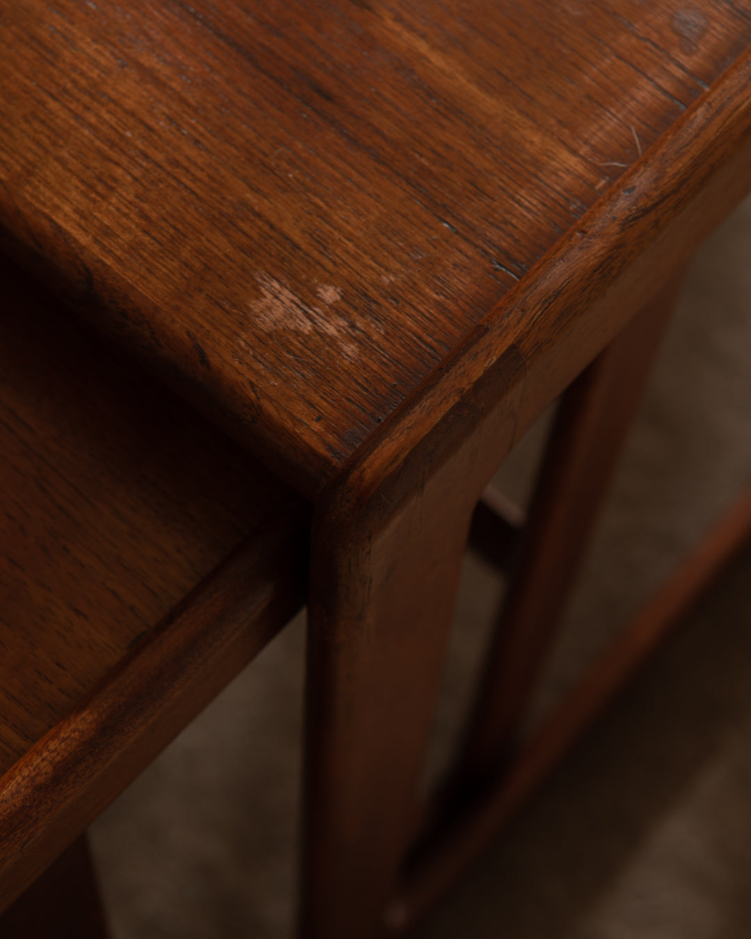 Arne_Hovmand-Olsen_Teak_Nesting_Tables_for_Mogens_Kold,_Denmark_1960s