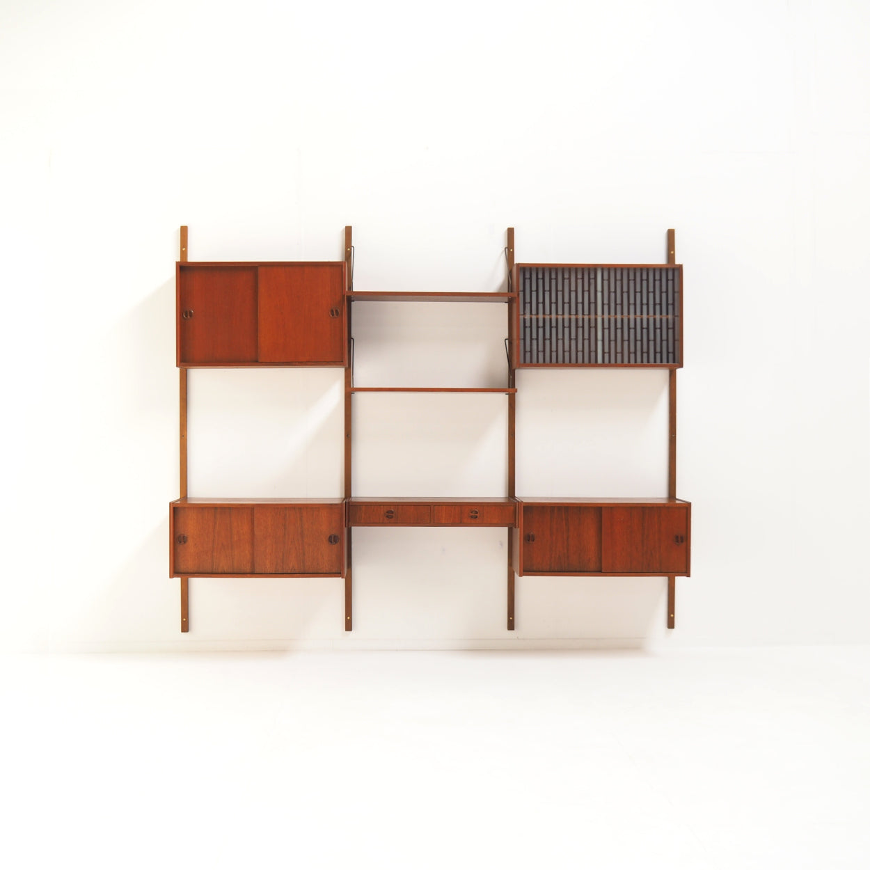 Poul_Cadovius_Modular_Teak_Wall_System,_Denmark_1960s