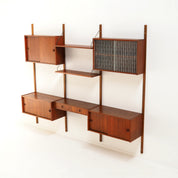 Poul_Cadovius_Modular_Teak_Wall_System,_Denmark_1960s