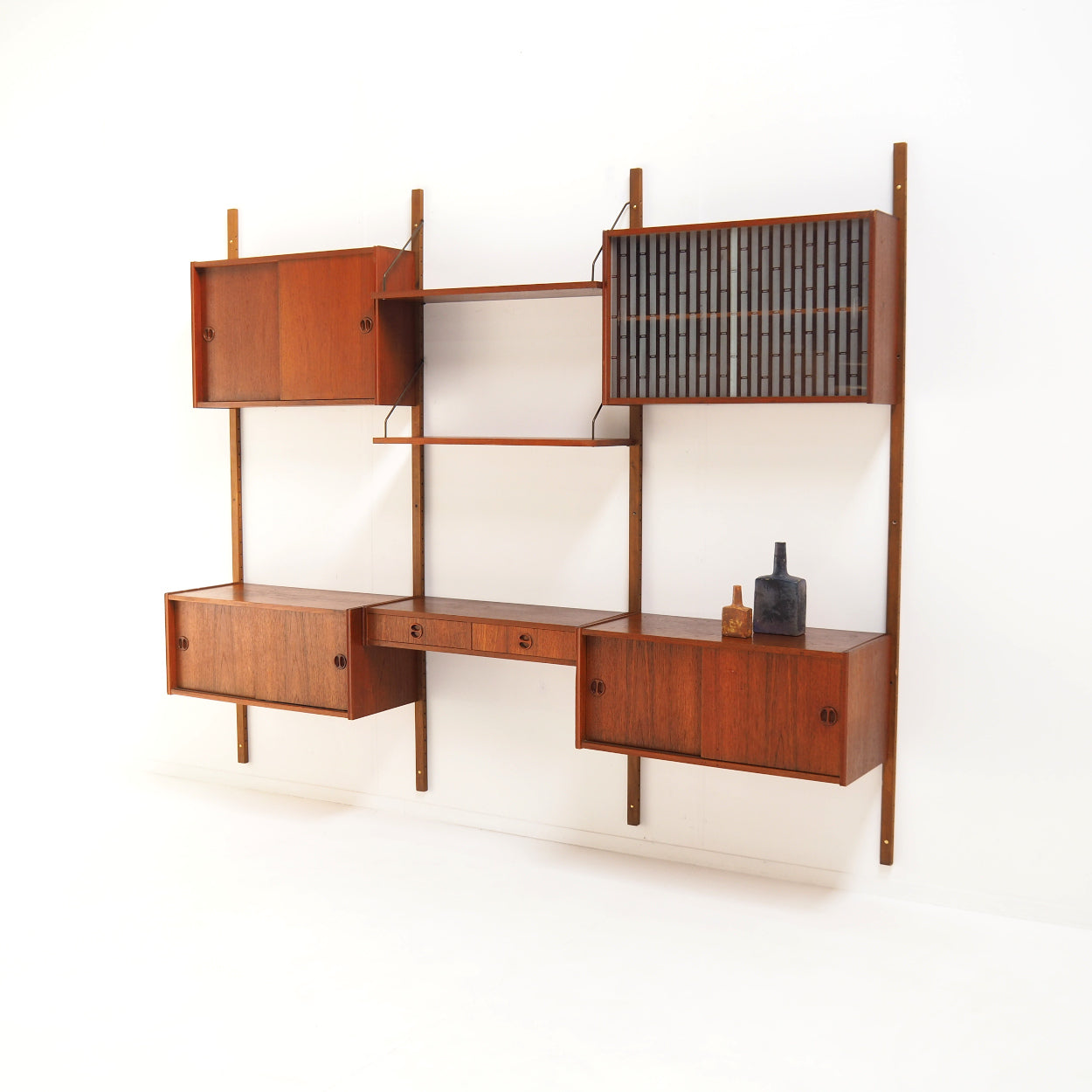 Poul_Cadovius_Modular_Teak_Wall_System,_Denmark_1960s