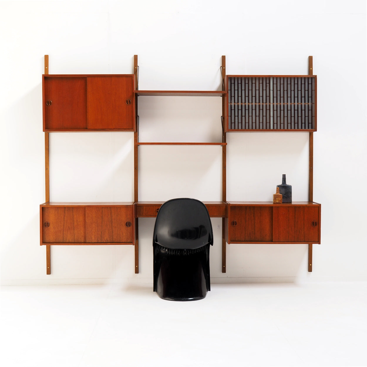 Poul_Cadovius_Modular_Teak_Wall_System,_Denmark_1960s
