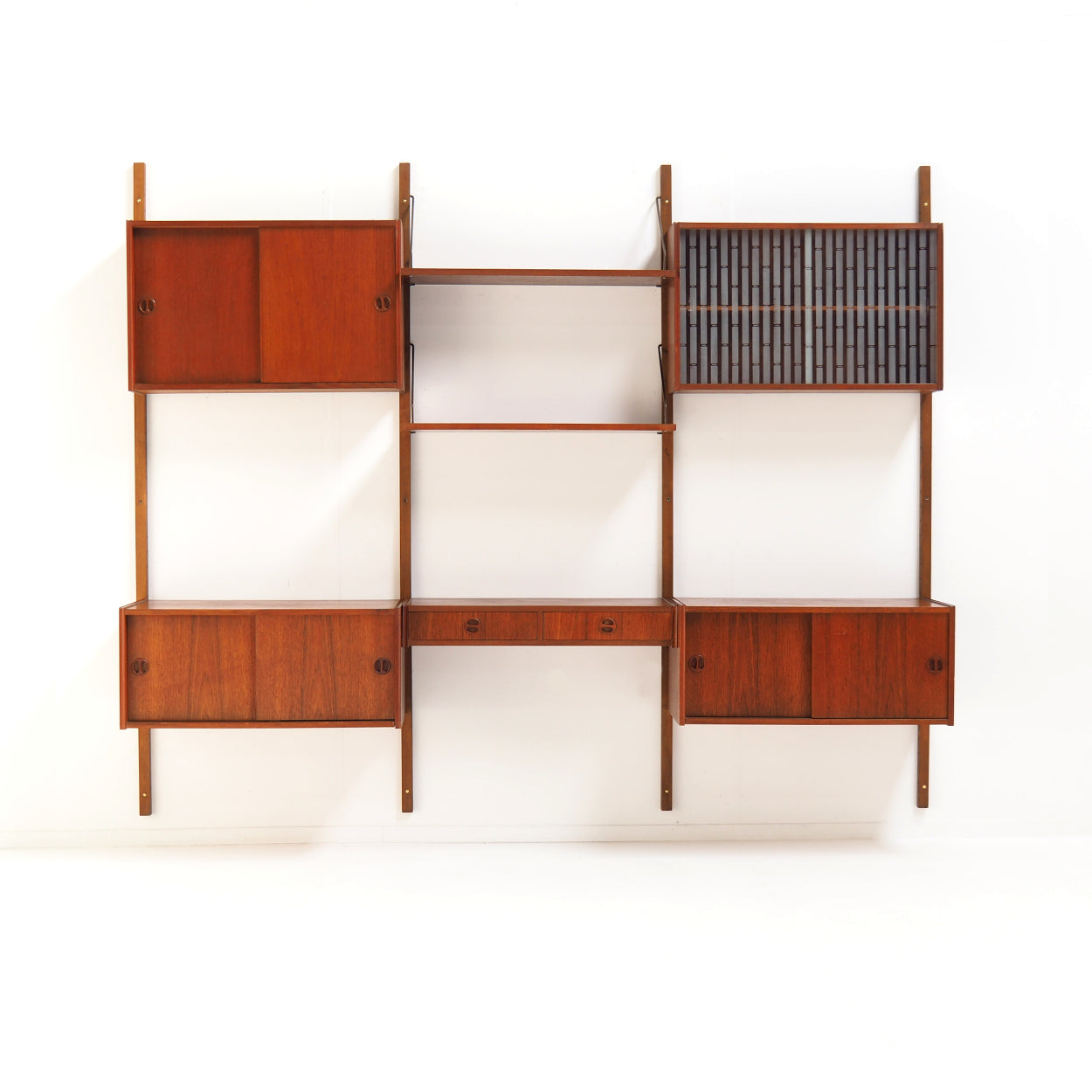 Poul_Cadovius_Modular_Teak_Wall_System,_Denmark_1960s