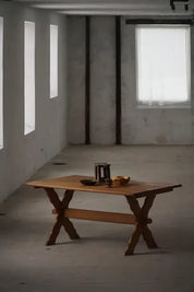 Danish_Oak_Dining_Table_with_Cross_Base,_Scandinavian_Modern_Design