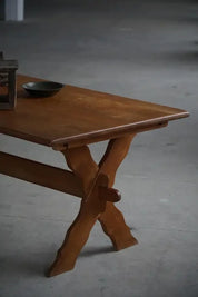 Danish_Oak_Dining_Table_with_Cross_Base,_Scandinavian_Modern_Design