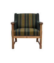 Danish_Oak_Lounge_Chair_in_Green_Wool,_Denmark,_1970s