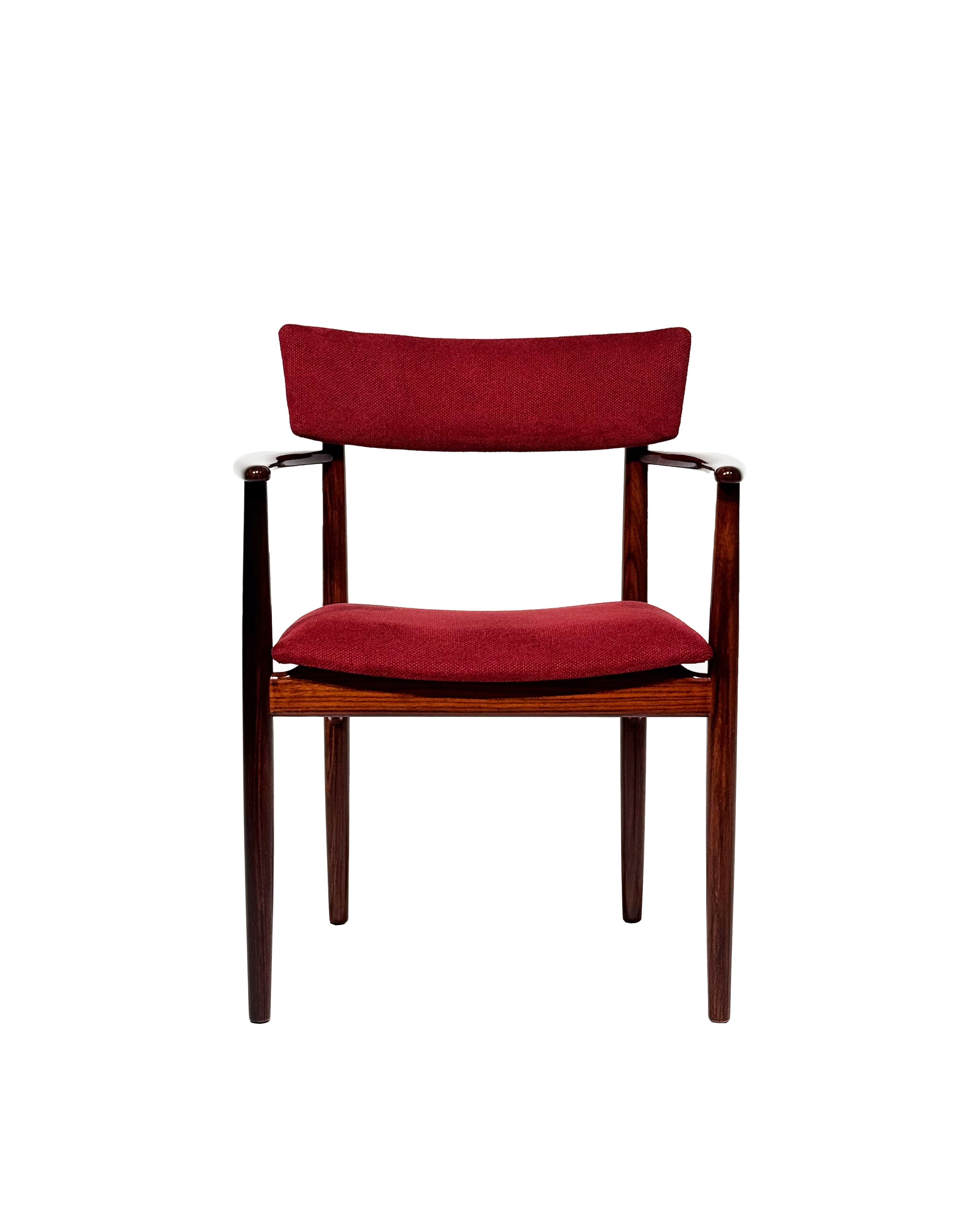 Danish_Rosewood_Armchair_with_Dark_Red_Upholstery