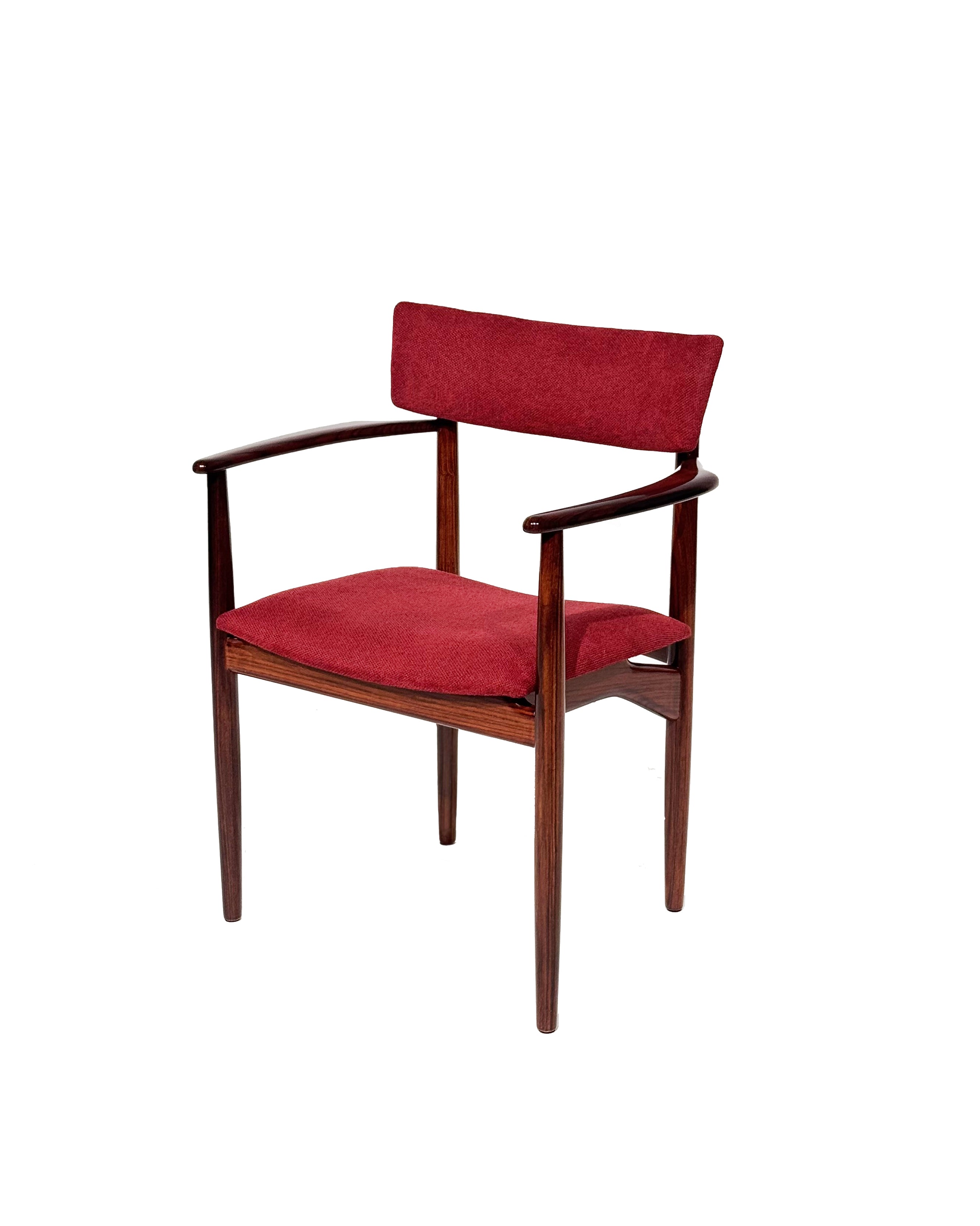 Danish_Rosewood_Armchair_with_Dark_Red_Upholstery