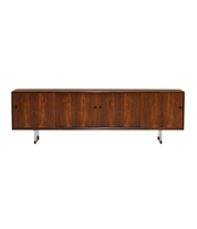 Danish_Rosewood_Lowboard_Sideboard_with_Chrome_Legs,_1960s