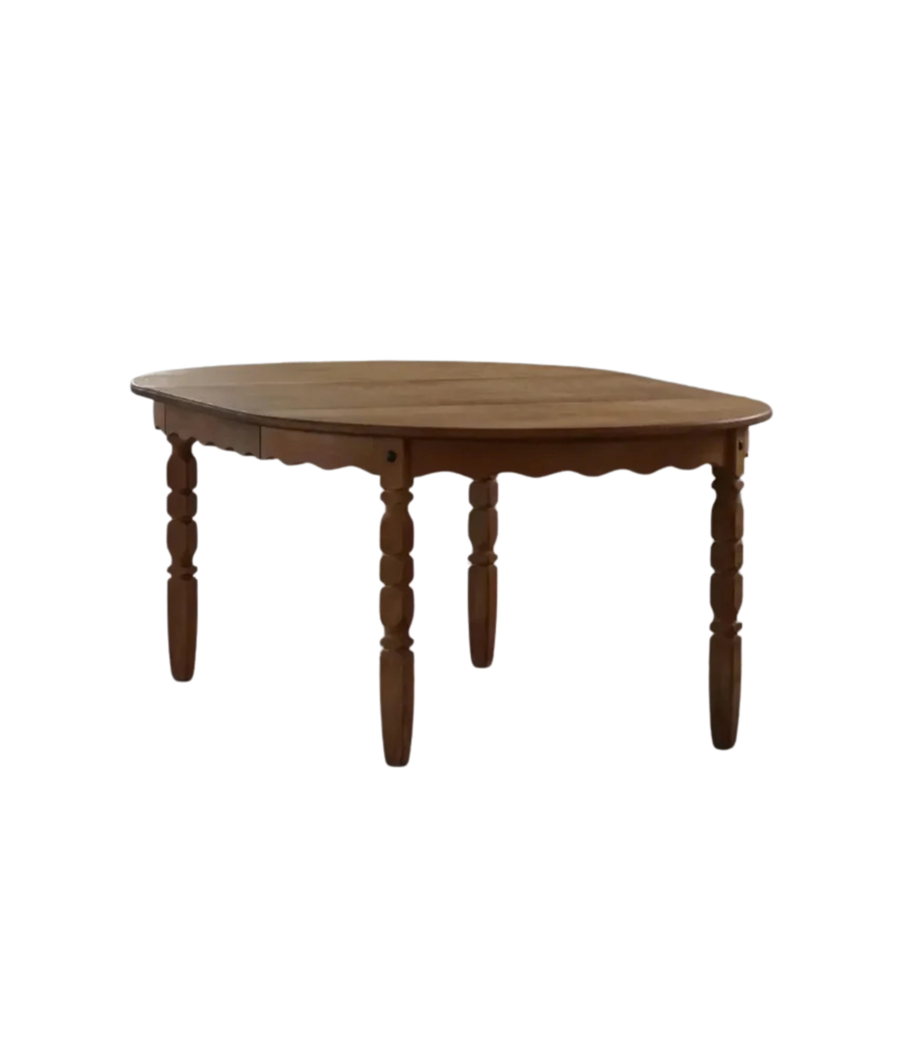 Danish_Round_Extendable_Dining_Table_in_Oak,_1960s