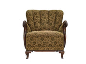 Danish_Scandinavian_Modern_Oak_Armchair_in_Wool,_1950s,_Denmark