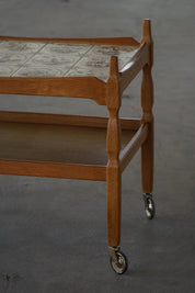 Danish_Serving_Trolley_with_Ceramic_Tile_Top,_Mid_Century_Modern,_1960s