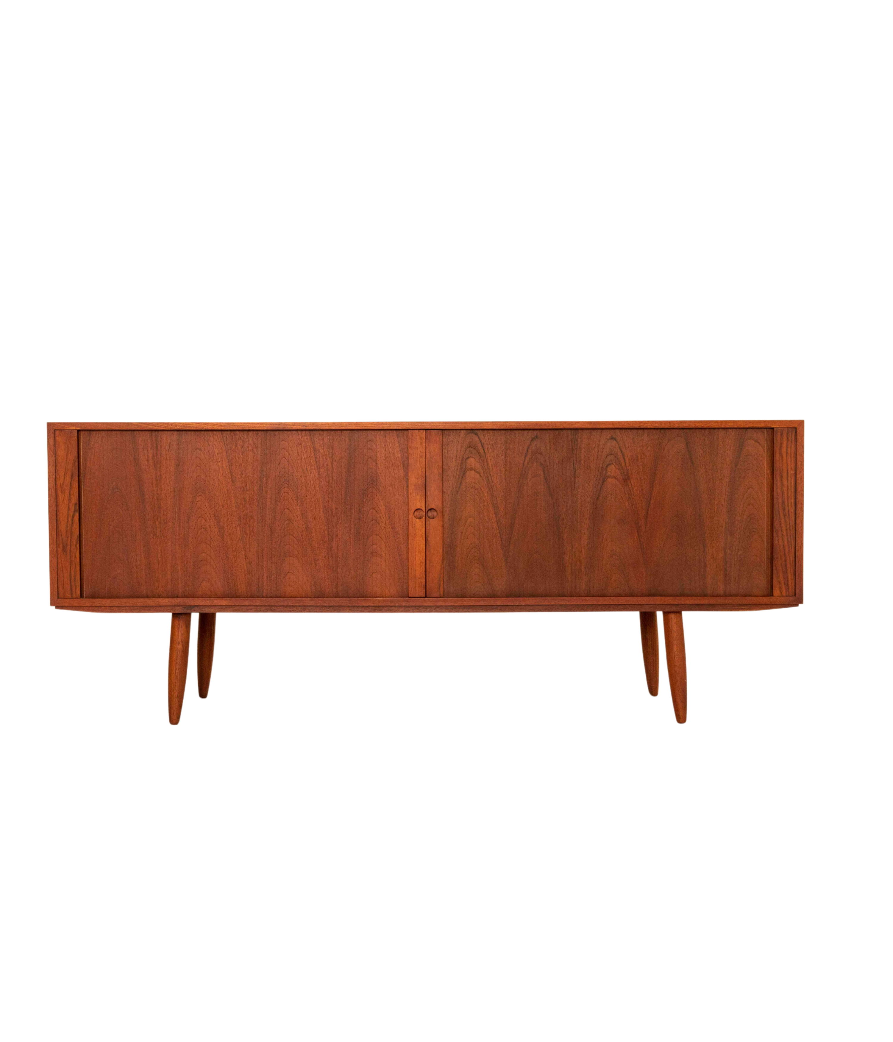 Danish_Sideboard_in_Teak_by_Bruno_Hansen_with_Colored_Drawers