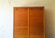 Teak_Tambour_Door_Office_Cabinet,_1960s,_Denmark