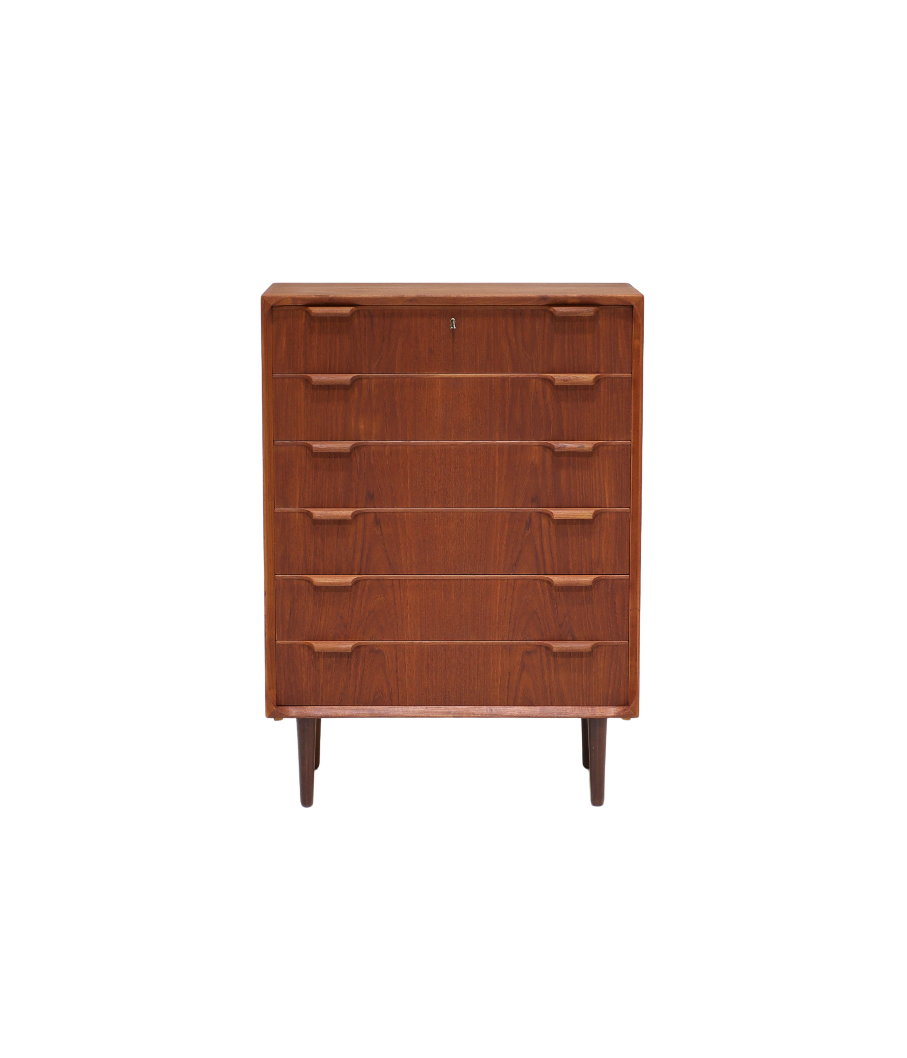 Danish_Teak_Chest_of_Drawers_with_Curved_Handles,_1960s