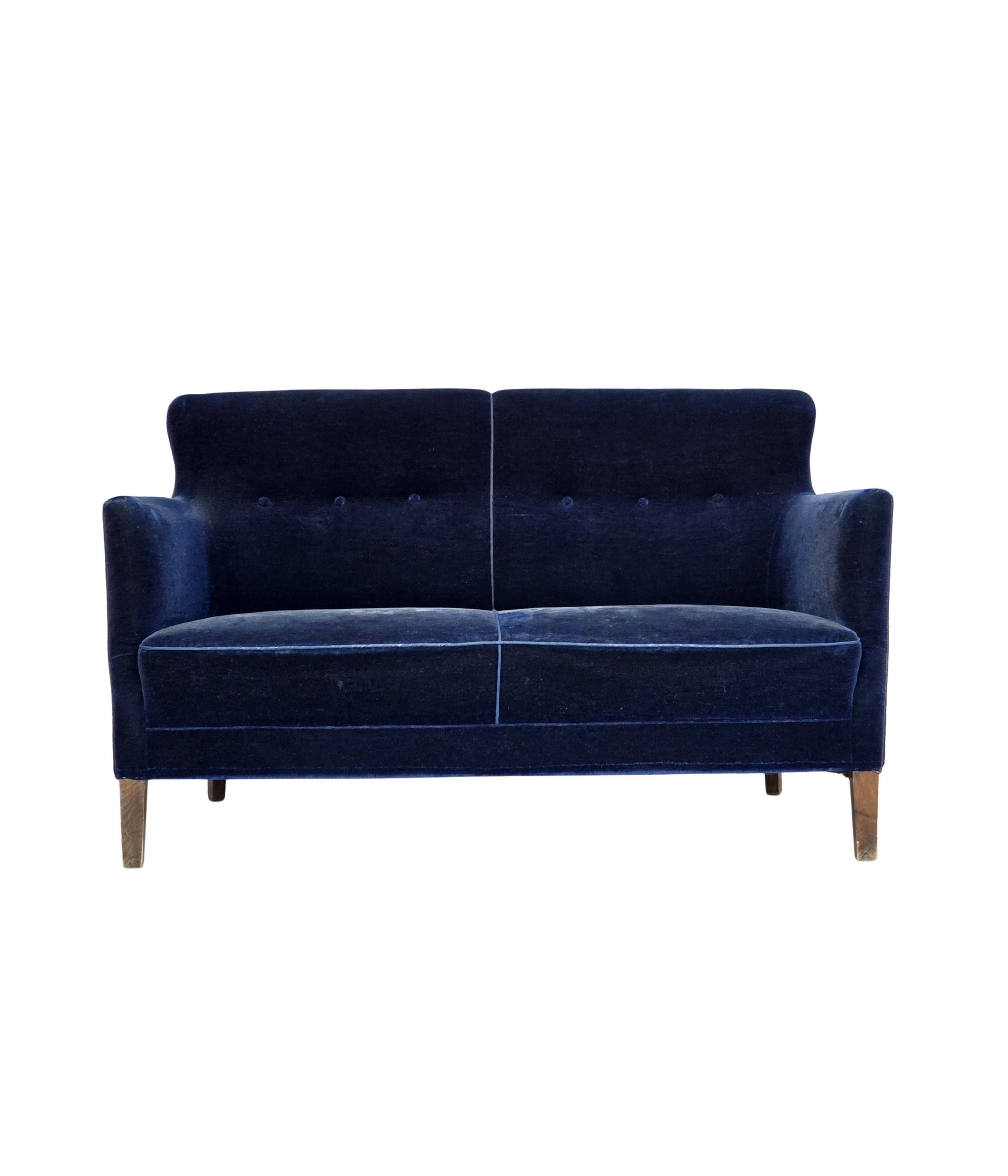 Danish_Two-Seater_Sofa_in_Dark_Blue_Velour_and_Ash_Wood,_Denmark,_1960s