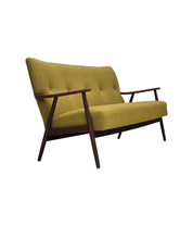 Danish_Two-Seater_Sofa_in_Mustard_Yellow_Wool_and_Teak,_Denmark,_1960s