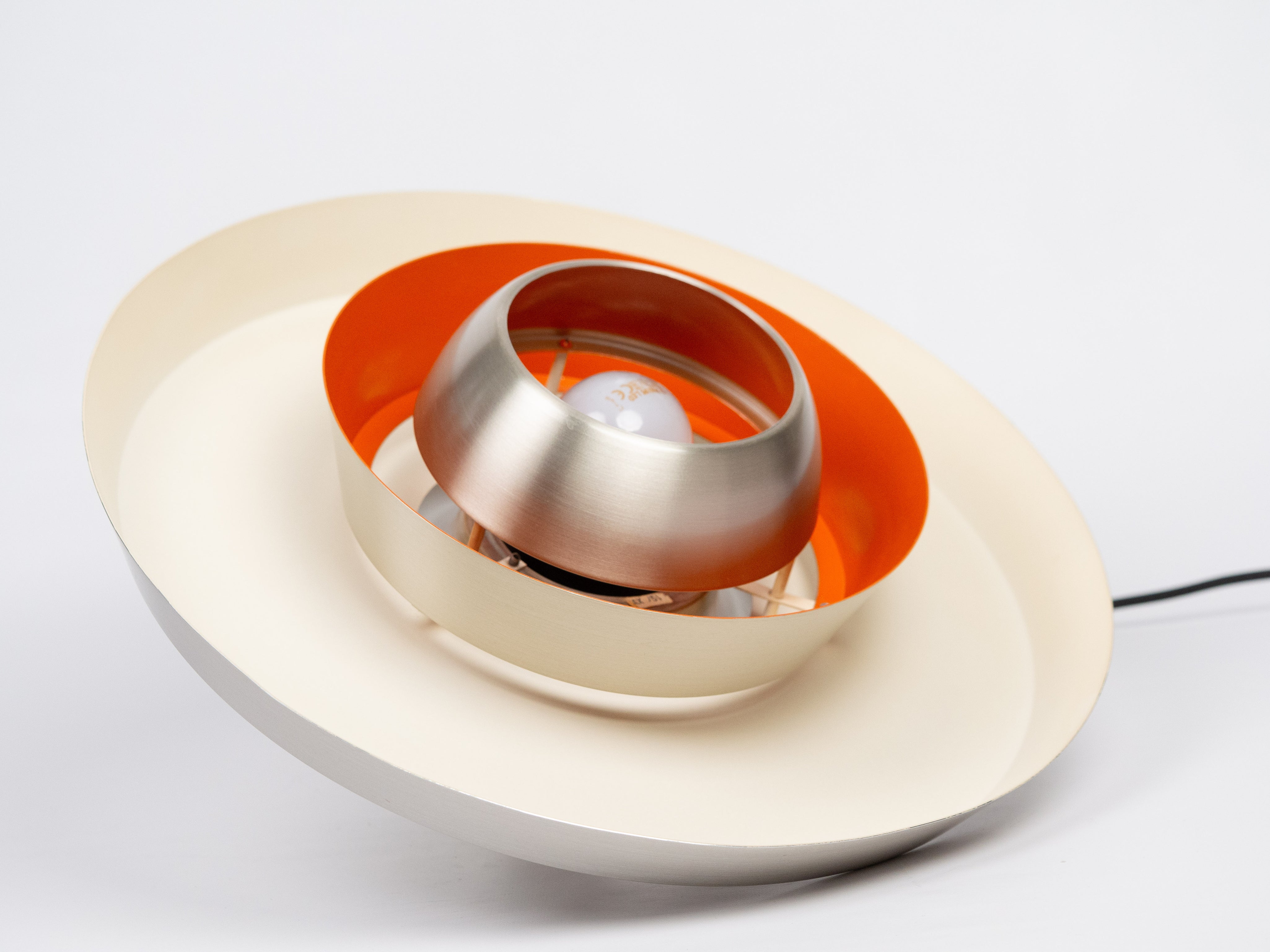 David_Mogensen_Danish_Pendant_Lamp_for_Superlight_in_Aluminum,_Scandinavian_Design,_1980s