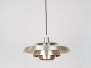 David_Mogensen_Danish_Pendant_Lamp_for_Superlight_in_Aluminum,_Scandinavian_Design,_1980s
