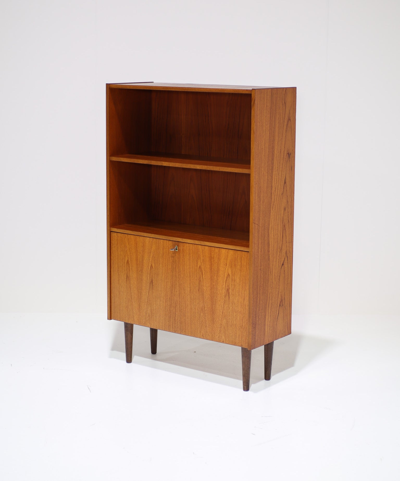 Danish_vintage_teak_bookcase_with_flap