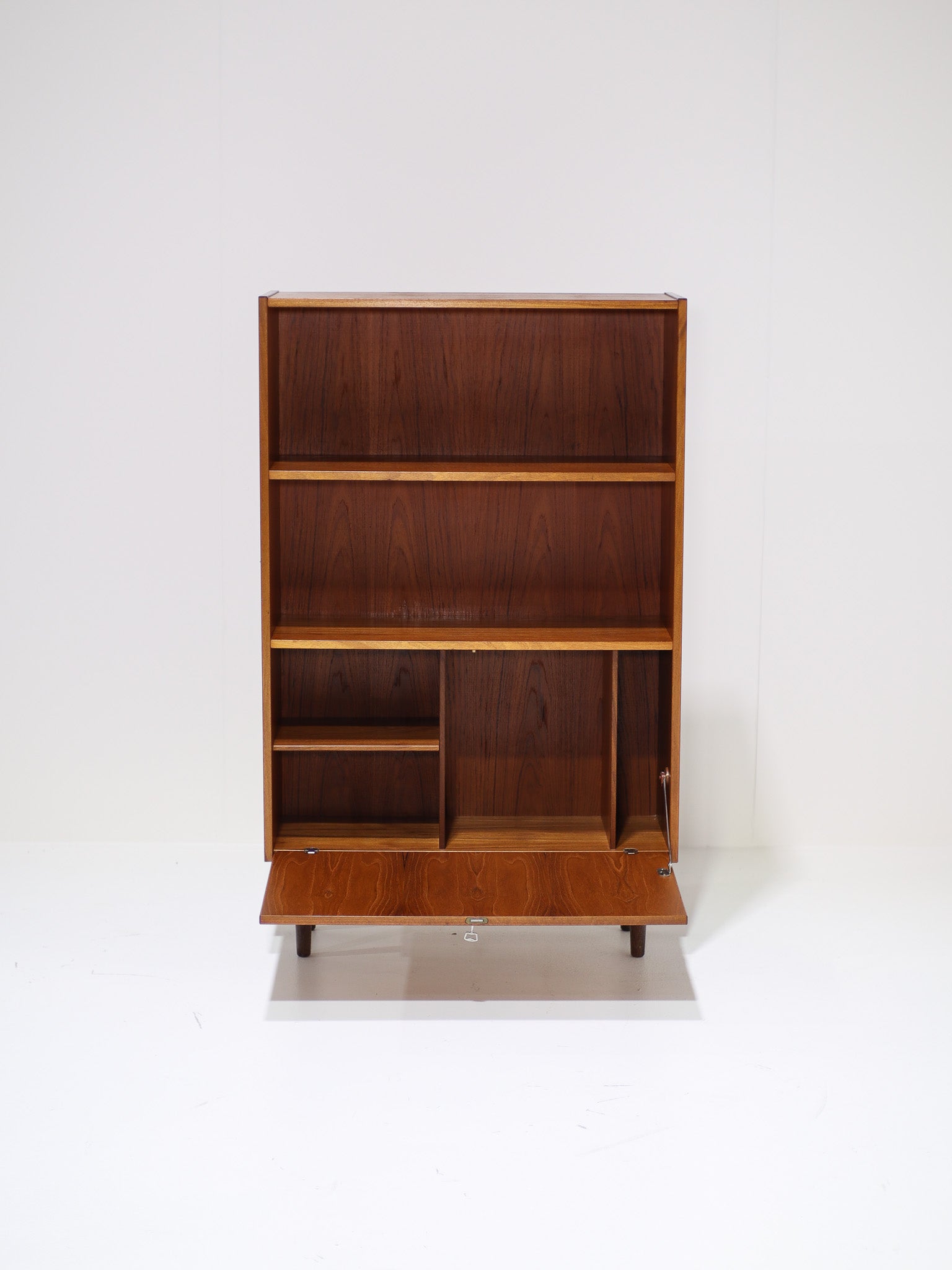 Danish_vintage_teak_bookcase_with_flap