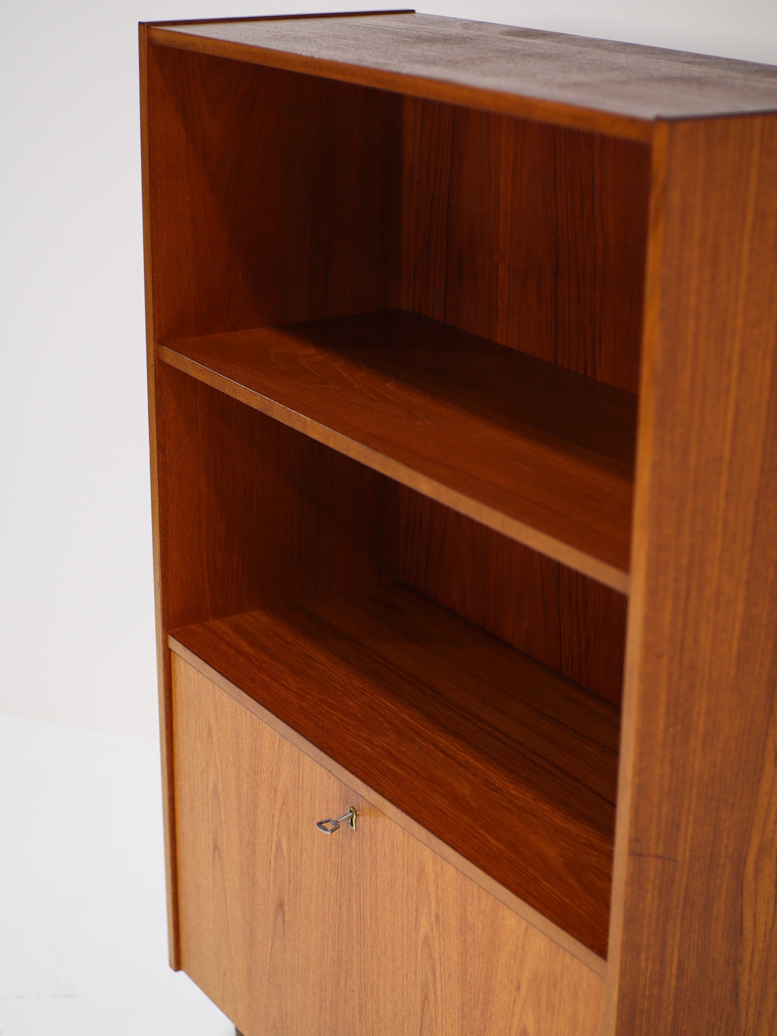 Danish_vintage_teak_bookcase_with_flap