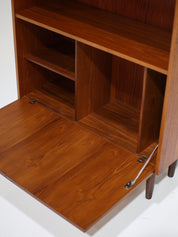 Danish_vintage_teak_bookcase_with_flap