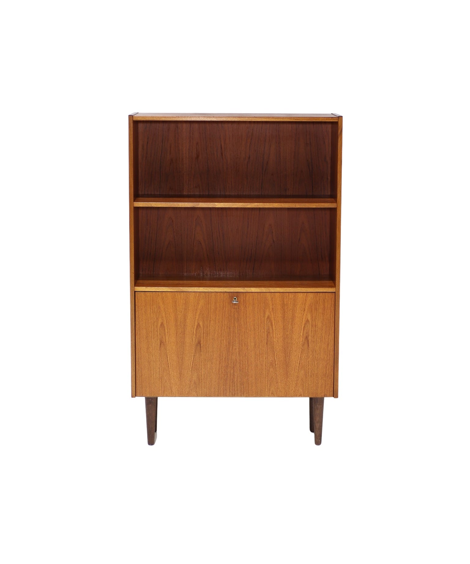 Danish_vintage_teak_bookcase_with_flap