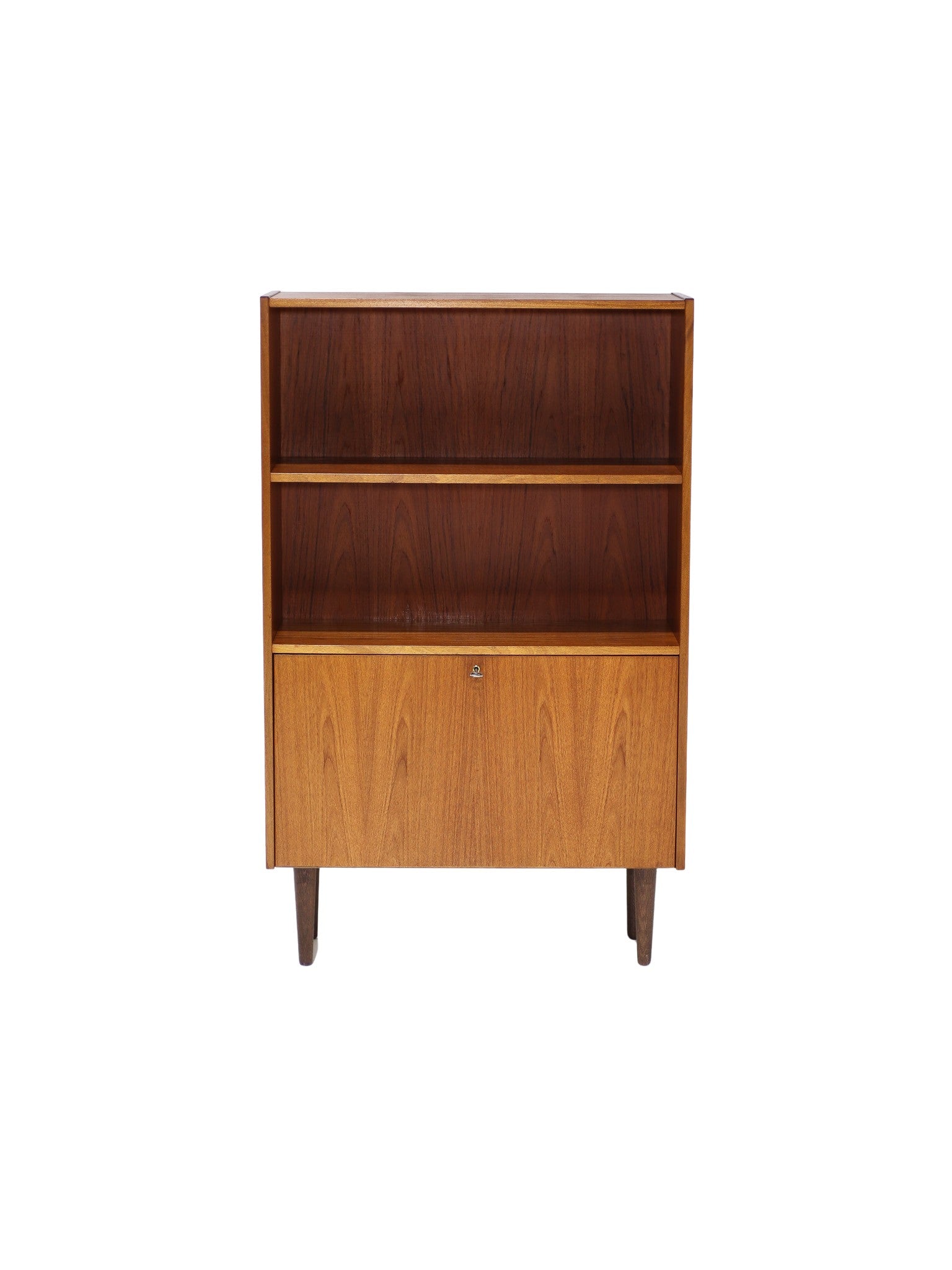 Danish_vintage_teak_bookcase_with_flap