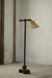 Danish_Wrought_Iron_Floor_Lamp_with_Curved_Arm