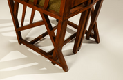 Dark_Art_Nouveau_Arm_Chair,_Newly_Upholstered