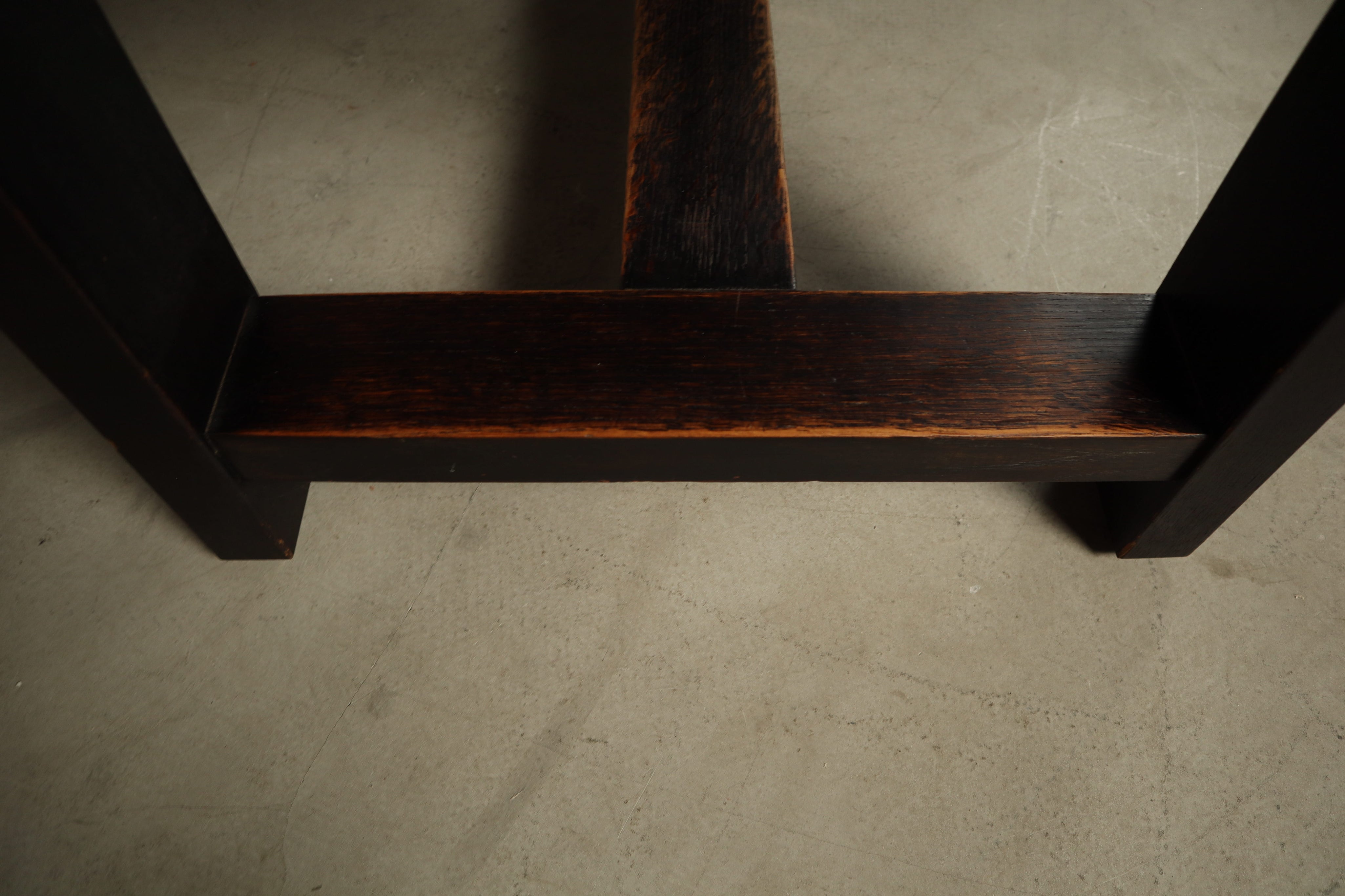 Dining_Table_by_Jean_Batenburg_for_MI,_Dark-Stained_Oak,_Belgium,_circa_1969