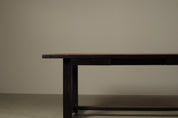 Dining_Table_by_Jean_Batenburg_for_MI,_Dark-Stained_Oak,_Belgium,_circa_1969