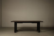 Dining_Table_by_Jean_Batenburg_for_MI,_Dark-Stained_Oak,_Belgium,_circa_1969