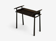 David_Ebner_Ebony_Torii_Side_Table,_American_Studio_Craft_1980s_USA