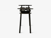 David_Ebner_Ebony_Torii_Side_Table,_American_Studio_Craft_1980s_USA