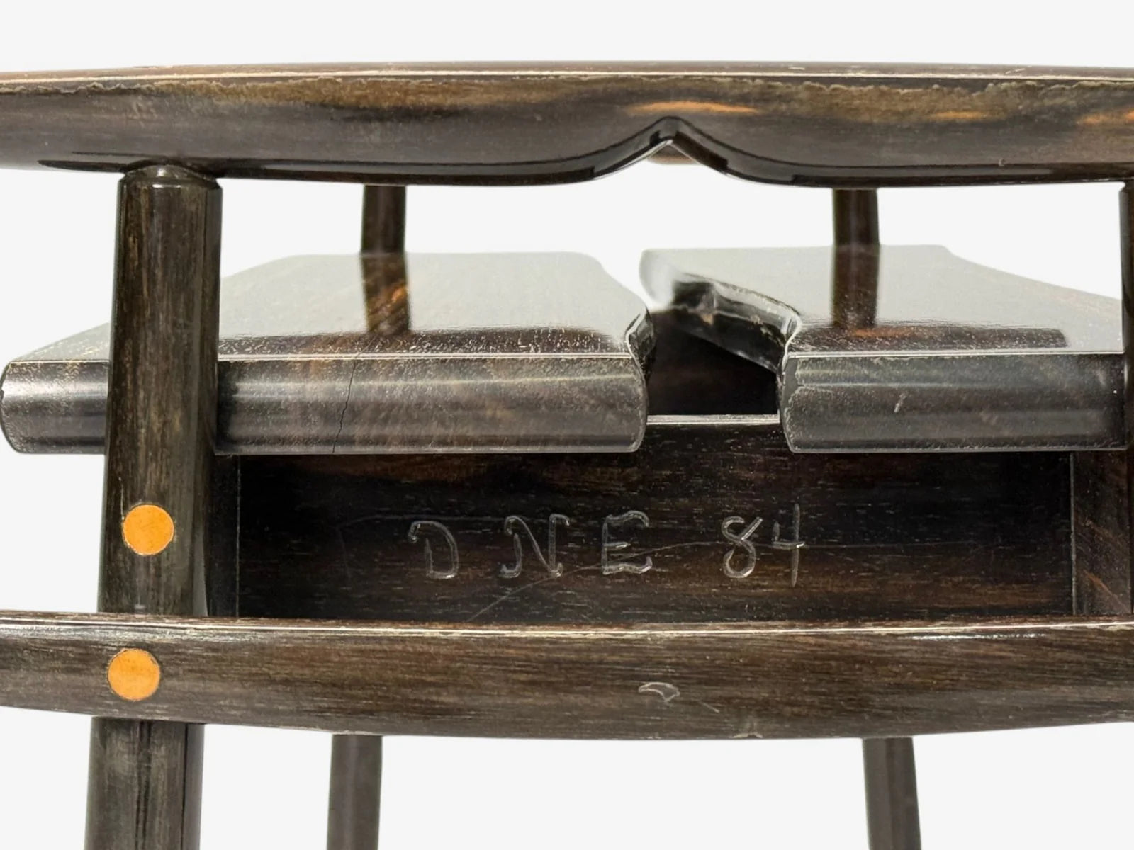 David_Ebner_Ebony_Torii_Side_Table,_American_Studio_Craft_1980s_USA
