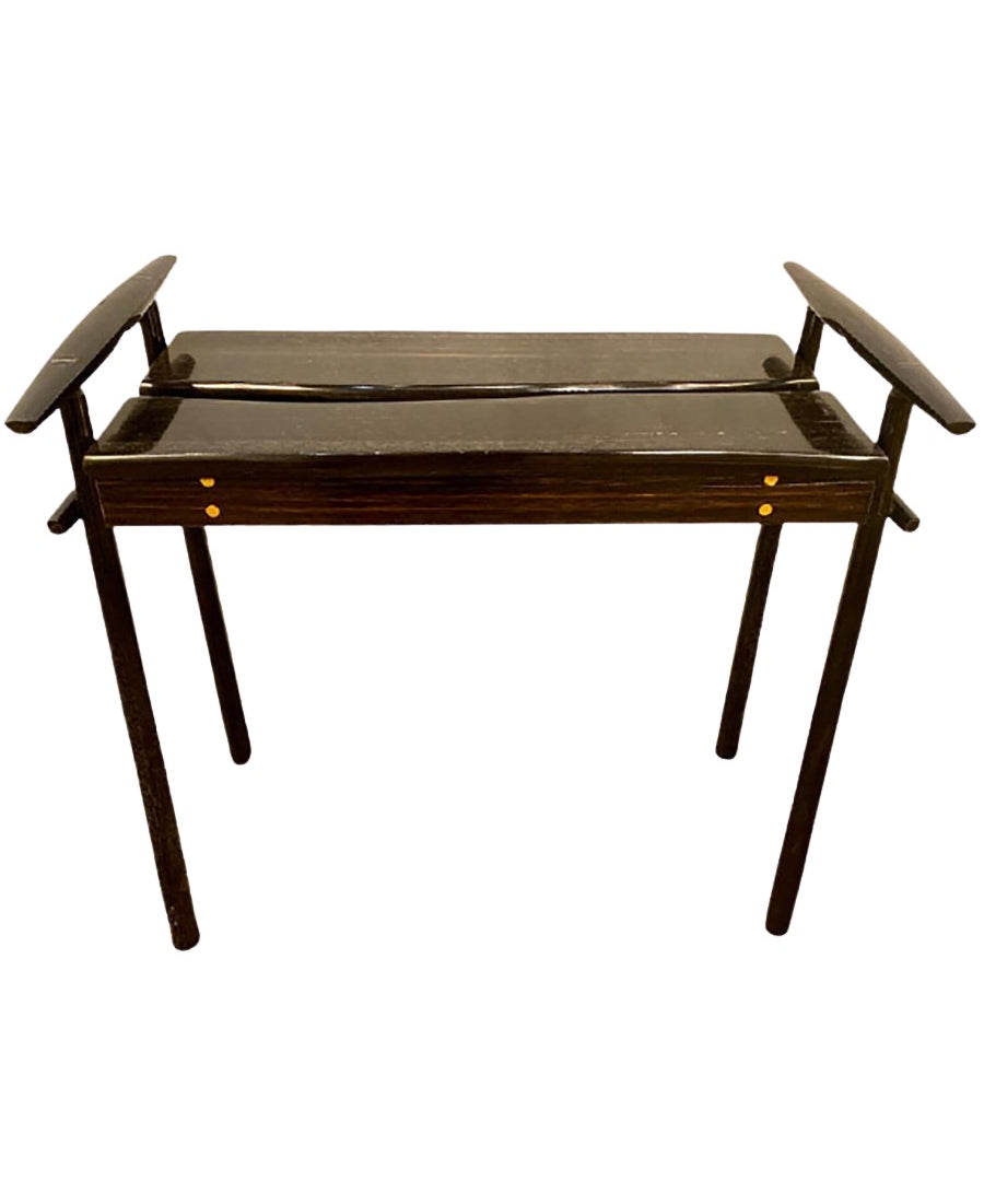 David_Ebner_Ebony_Torii_Side_Table,_American_Studio_Craft_1980s_USA