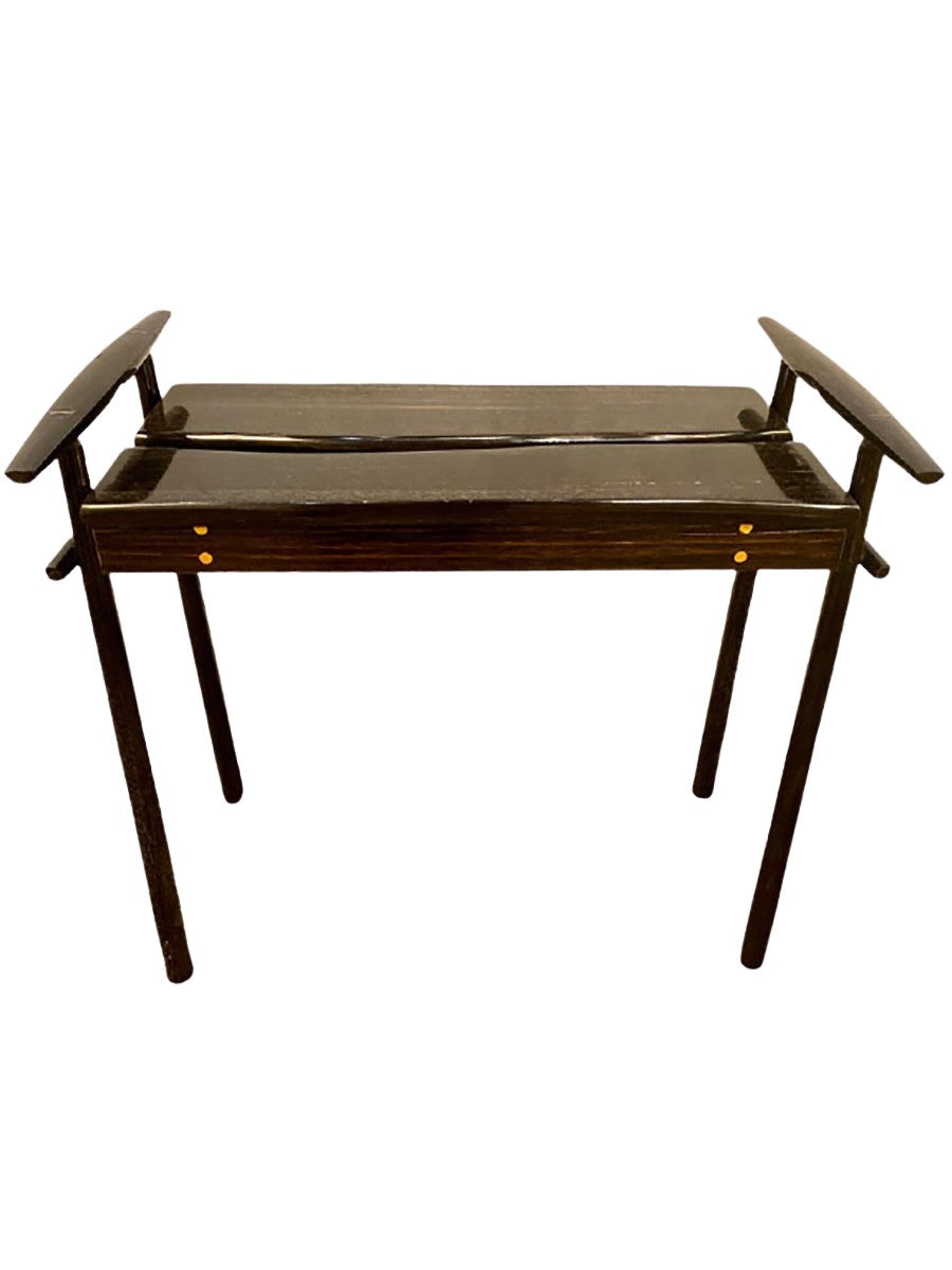 David_Ebner_Ebony_Torii_Side_Table,_American_Studio_Craft_1980s_USA