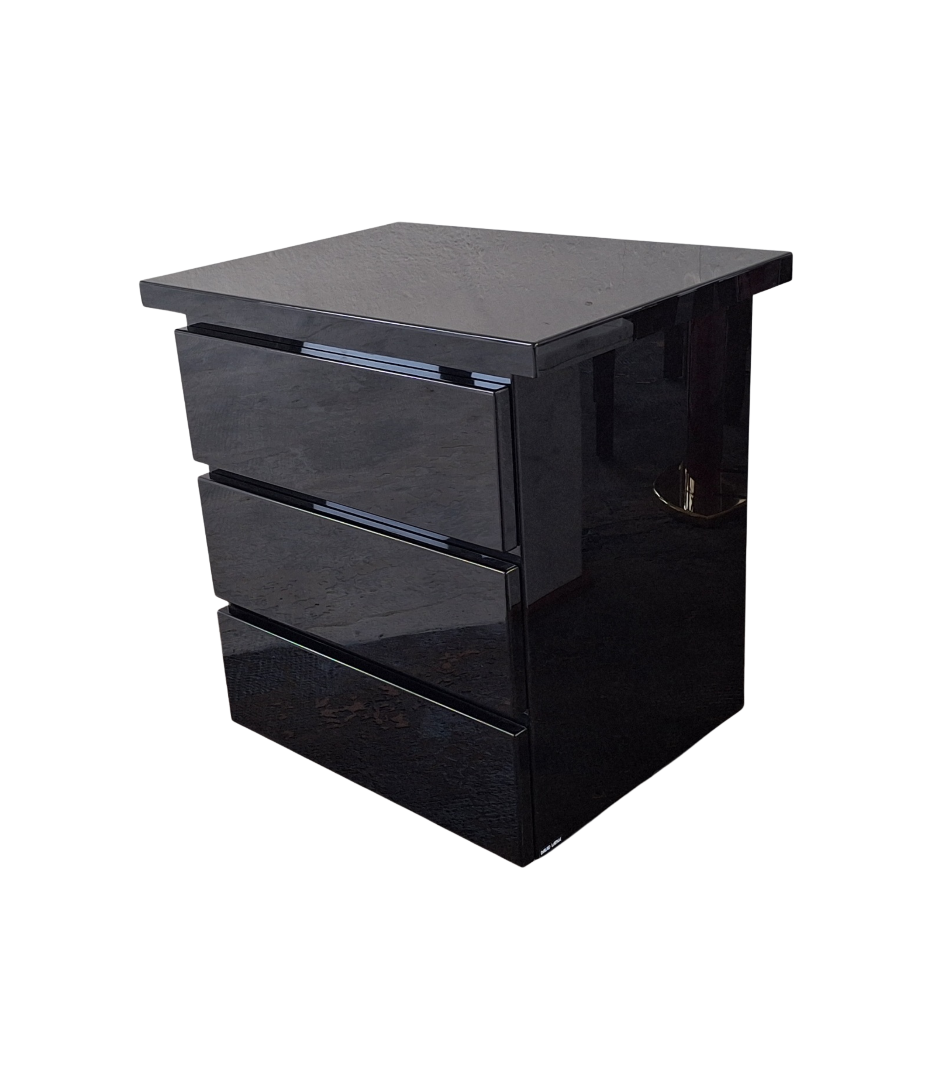 David_Lange_Lacquered_Chest_of_Drawers_for_Roche_Bobois,_Signed,_1970s
