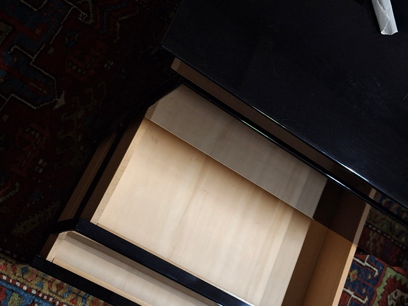 David_Lange_Lacquered_Chest_of_Drawers_for_Roche_Bobois,_Signed,_1970s